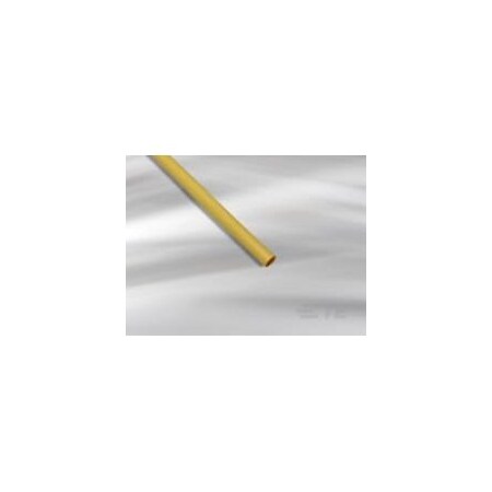 Raychem Heat Shrink Tube, Dual Wall, 2:1 I.D. Shrink Ratio, Yellow, 48 in BATTU-20.1/8.9-A1-4-STK